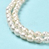 Natural Cultured Freshwater Pearl Beads Strands PEAR-E016-170-4