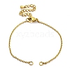 304 Stainless Steel Cable Chains Bracelet Making AJEW-P119-02G-1