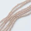 Electroplate Glass Beads Strands EGLA-R048-3mm-33-1