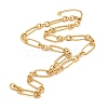 304 Stainless Steel Link Chain Necklace for Men Women NJEW-A032-05G-02-2