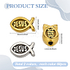 120Pcs 2 Colors Tibetan Style Alloy Beads FIND-PH0026-22-2
