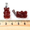 Natural Carnelian Pendants G-G854-01P-10-3