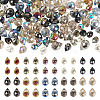 100Pcs 2 Styles Transparent Electroplate Glass Beads EGLA-TA0013-45-2