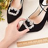 Olycraft 2Pcs Crystal Rhinestone Shoe Decoration DIY-OC0009-93KCG-3