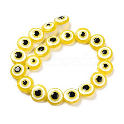 Resin Imitation Lampwork Beads Strands RESI-F032-01E-1