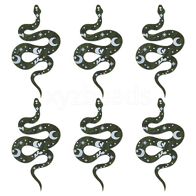 Western Style Acrylic Big Pendants SACR-SC0001-09-1