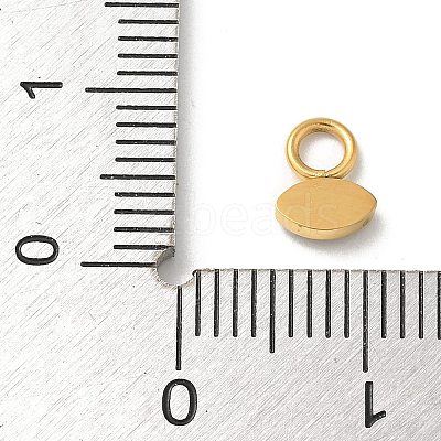 Ion Plating(IP) 304 Stainless Steel with Rhinestone Charms STAS-G351-12G-02-1