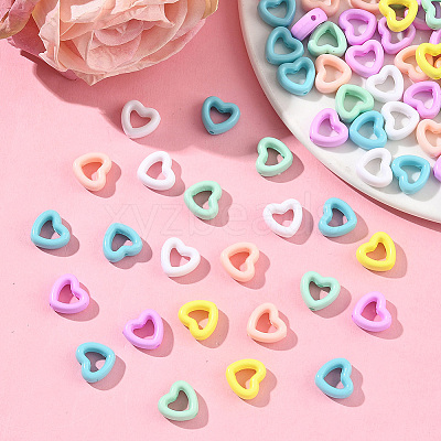 100Pcs Acrylic Bead Frame OACR-SP0001-72A-1