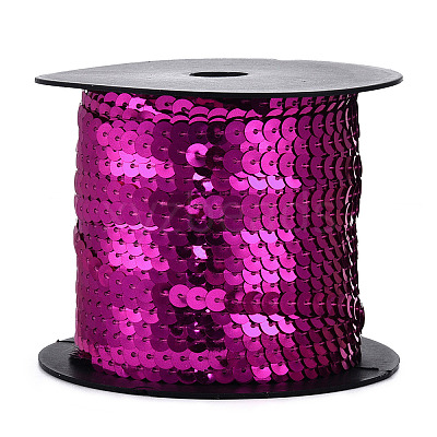 Plastic Paillette/Sequins Chain Rolls BS08Y-1