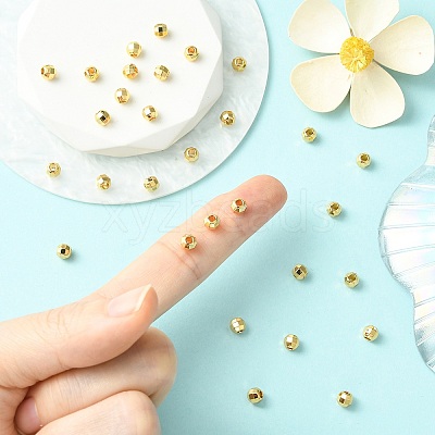 SHEGRACE Brass Round Beads XGRPCU997-292G-1