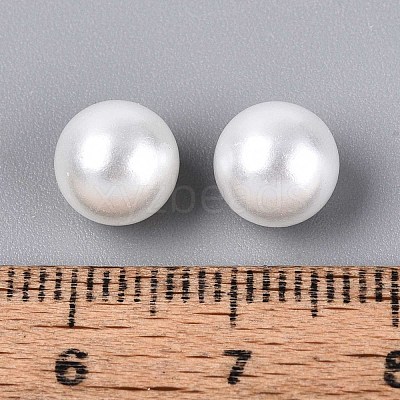 ABS Imitation Pearl Acrylic Beads OACR-S011-8mm-02-1