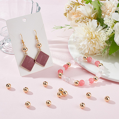 40Pcs Brass Beads KK-BBC0011-43-1