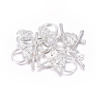 Tibetan Style Toggle Clasps LS-LF0026Y-S-1
