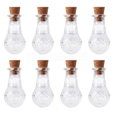 10Pcs Clear Glass Wishing Bottles AJEW-TA0002-85A-1
