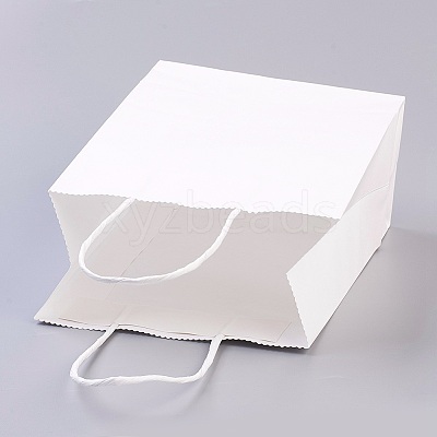 Pure Color Kraft Paper Bags LS-AJEW-G020-A-03-1