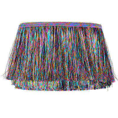 Polyester Tinsel Tassel Trimming OCOR-WH0070-24-1