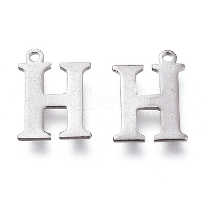 Tarnish Resistant 304 Stainless Steel Charms STAS-H112-H-P-1