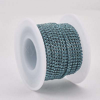 Electrophoresis Iron Rhinestone Strass Chains CHC-Q009-SS12-B05-1