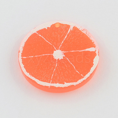 Resin Fruit Pendants RESI-R130-01A-1