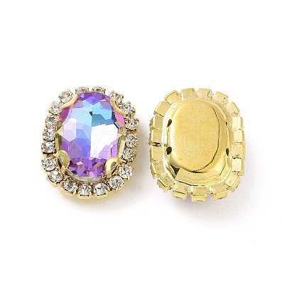 Oval Sew on Rhinestone DIY-E062-05G-B01-1