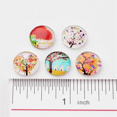 Glass Cabochons GGLA-JP0002-12-1