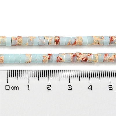 Synthetic Imperial Jasper Dyed Beads Strands G-D077-D01-02E-1