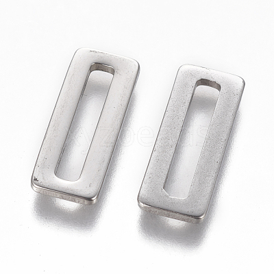 Tarnish Resistant 201 Stainless Steel Linking Rings STAS-L233-017P-1