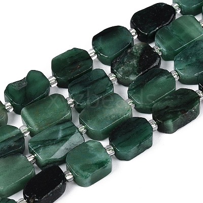 Natural Fuchsite Beads Strands G-T138-26A-11-1