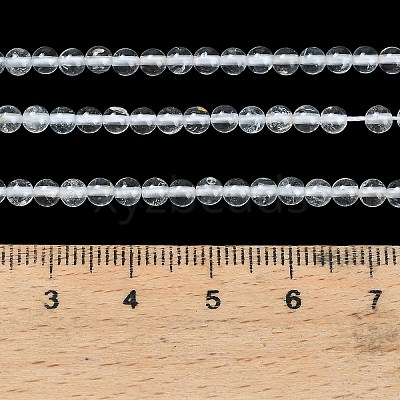 Natural White Topaz Beads Strands G-P627-3mm-02-1