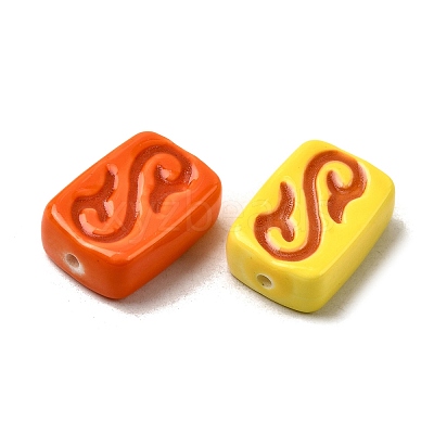 Handmade Porcelain Beads PORC-K010-02-1