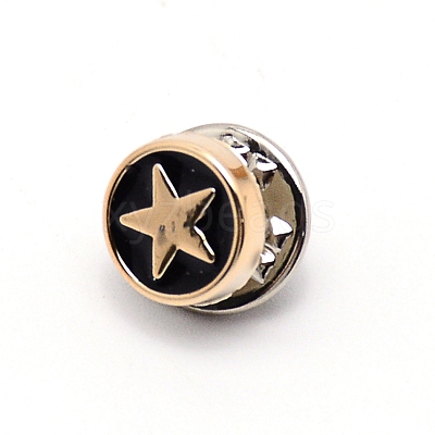 Iron Enamel Button Pins for Jeans BUTT-WH0017-08-1