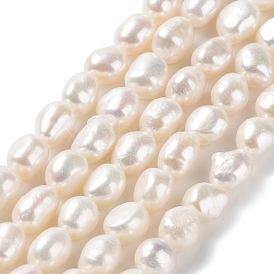 Natural Cultured Freshwater Pearl Beads Strands PEAR-Z002-20-1