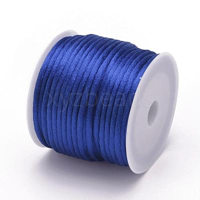 Nylon Satin Rattail Cords NWIR-L006-1mm-16-1