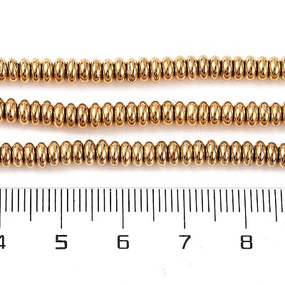 Electroplated Synthetic Non-magnetic Hematite Beads Strands G-H027-D01-01-1