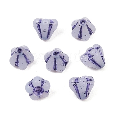Czech Pressed Glass Beads GLAA-I061-11-1