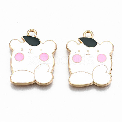 Alloy Enamel Pendants ENAM-S126-018-RS-1