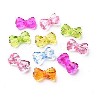 Transparent Acrylic Beads X-MACR-N013-015-1