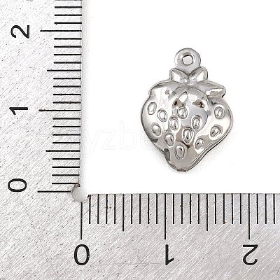 Fruit 304 Stainless Steel Pendants STAS-P418-03C-P-1