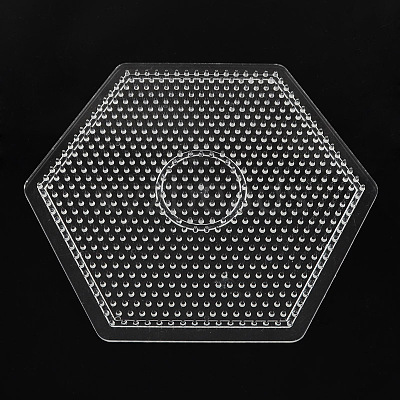 Hexagon ABC Pegboards used for 5x5mm DIY Fuse Beads DIY-S002-24-1