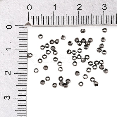 Brass Crimp End Beads X-E002-B-1