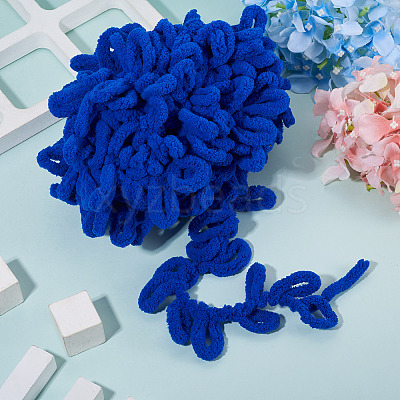 Finger Knitting Polyester Loop Yarn OCOR-TADJ0001-06F-1