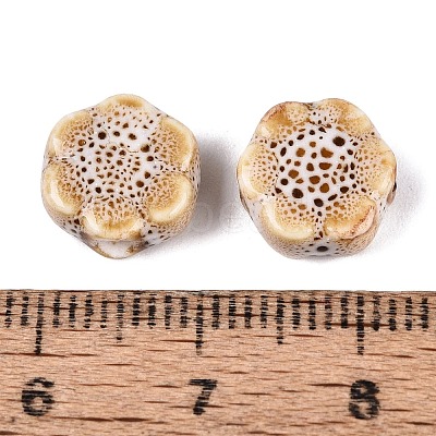 Vintage Handmade Porcelain Beads PORC-N013-25-30-1
