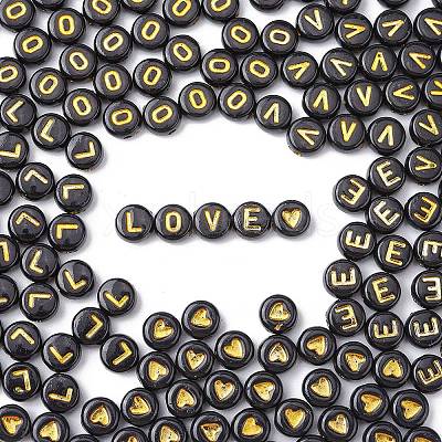 DIY Letter Stretch Bracelet Making Kit DIY-YW0007-60C-1