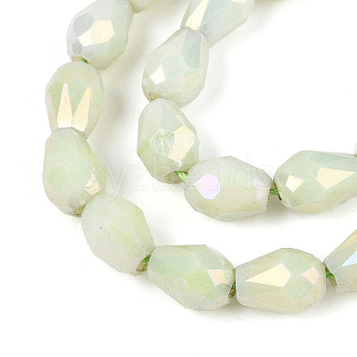 Anti-Tarnish Electroplate Glass Beads Strands GLAA-T025-13A-04-1