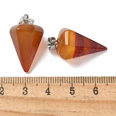 Natural & Synthetic Mixed Gemstone Pendants G-B127-13P-1