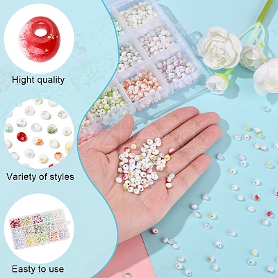 127.5G 15 Colors Baking Paint Glass Seed Beads SEED-FS0001-40-1