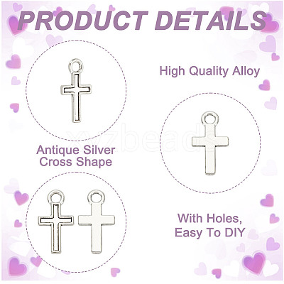 200Pcs Alloy Pendants FIND-HY0003-71AS-1