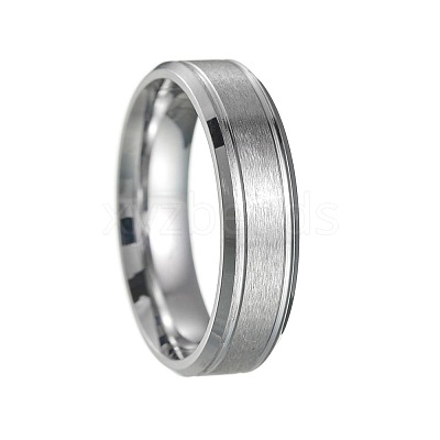 201 Stainless Steel Finger Rings for Women WG1765E-50-1