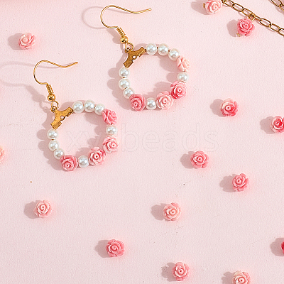 60Pcs Synthetic Shell Dyed Beads SHEL-PA0001-01B-1