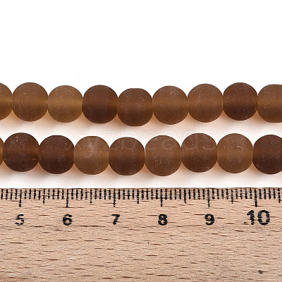 Transparent Glass Beads Strands GLAA-T032-T8mm-MD23-1